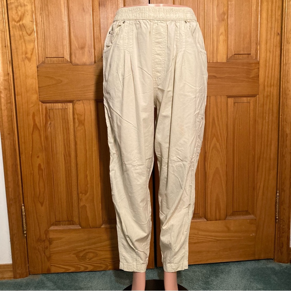 NWOT Vintage Stefano International Crinkle Pull On Pants Size L